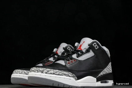 Hyperoad Air OG Cement” Jordan 3 “Black 2024 0824